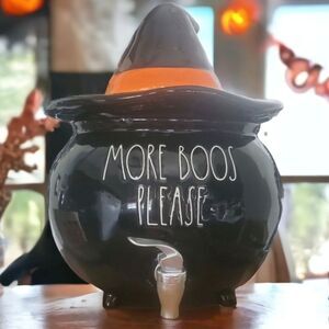 Rae Giant Happy Halloween Cauldren/witch hat drink dispenser